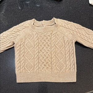 GAP Cable Knit Sweater in Tan